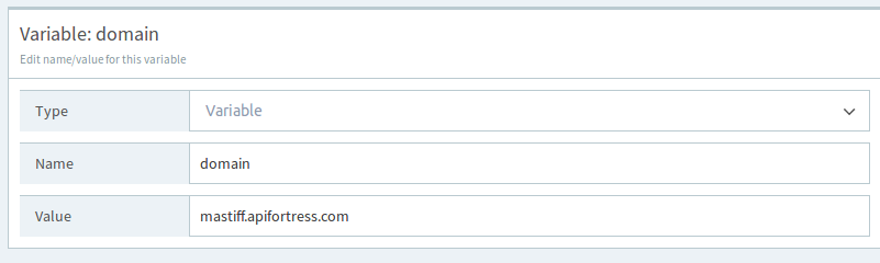 Domain Variables