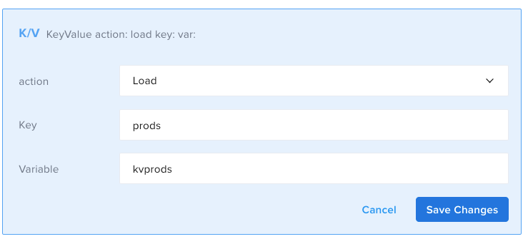 load method for K/V store component