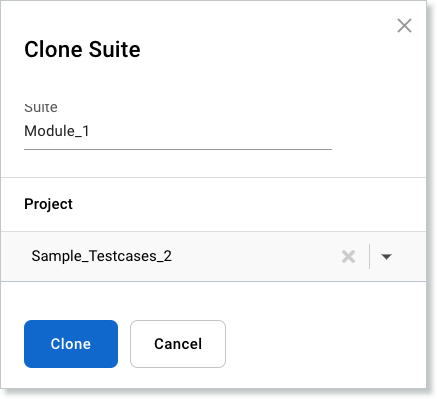 The Clone Suite window