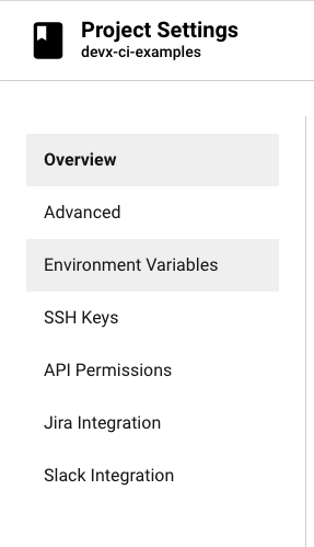 Add Variables in CircleCI