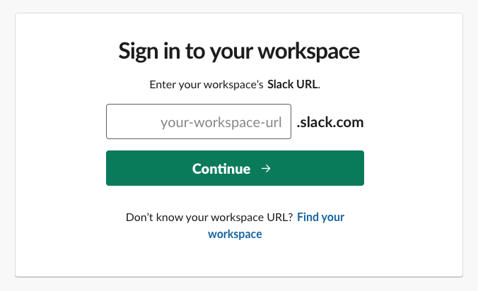 slack domain