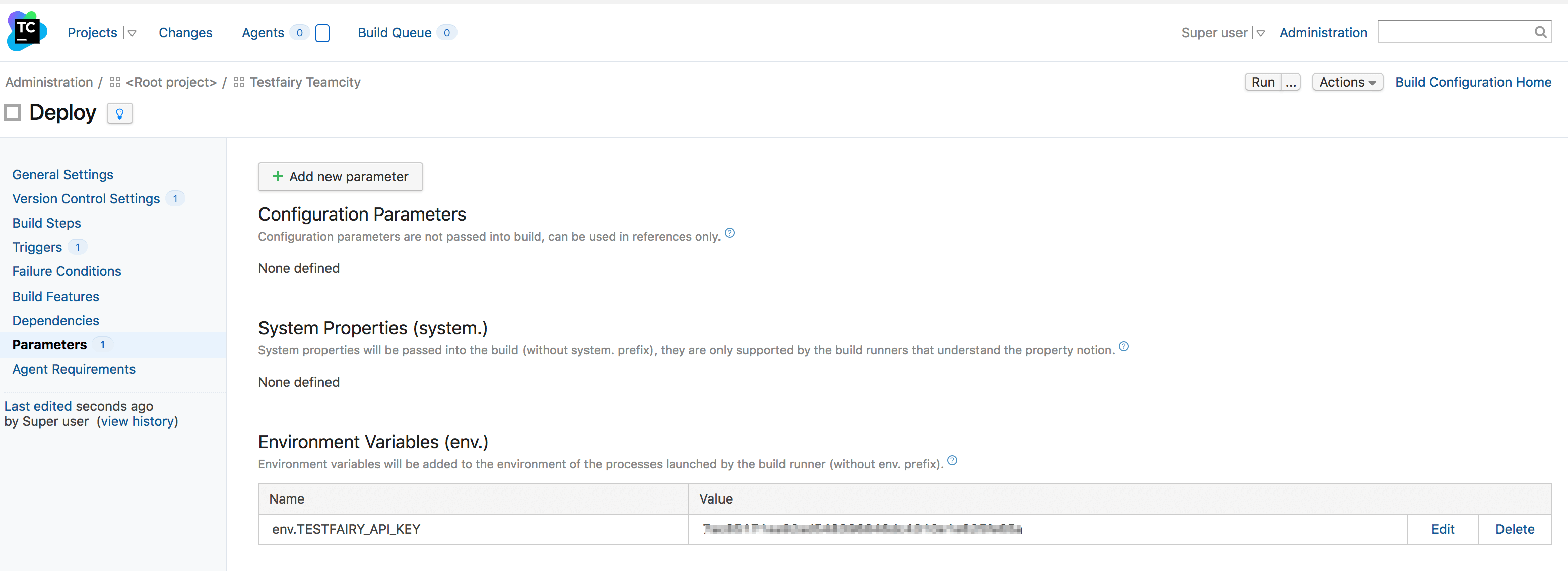 add environment variable