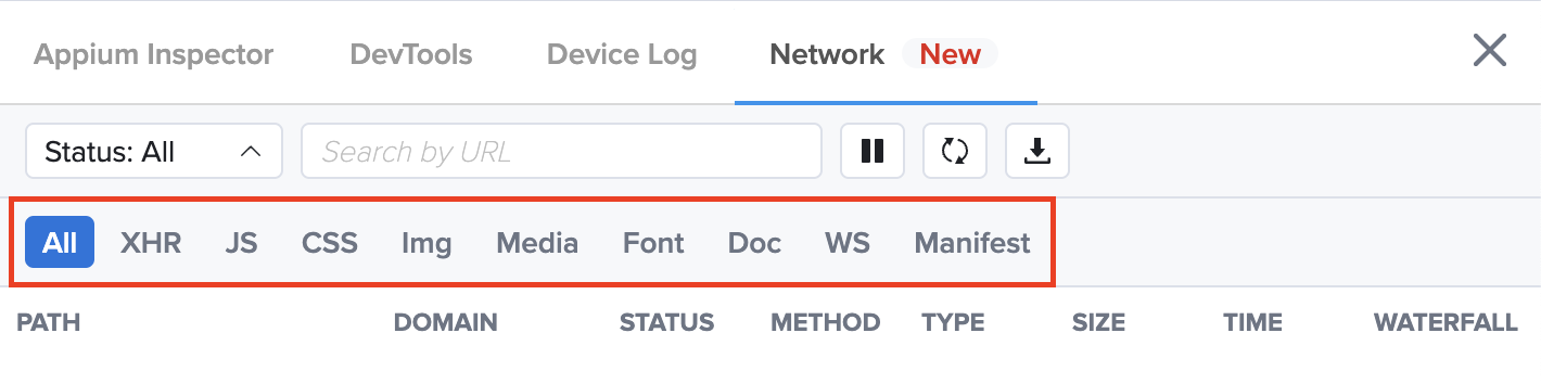 Inspect network logs