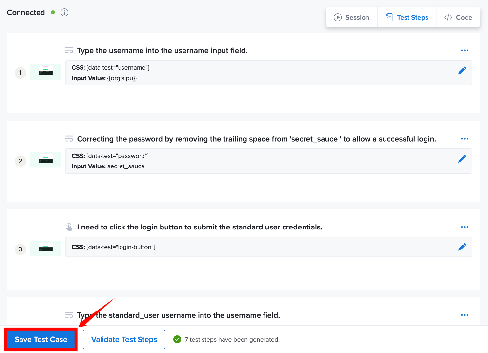 Manage Your Test Cases